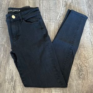 Black High Rise Skinny Jeans